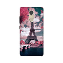 Eiffel Tower Mobile Back Case for Lenovo K6 Note  (Design - 101)