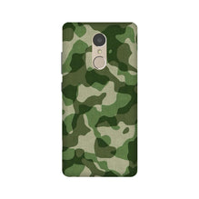 Army Camouflage Mobile Back Case for Lenovo K6 Note  (Design - 106)