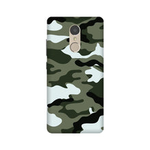 Army Camouflage Mobile Back Case for Lenovo K6 Note  (Design - 108)