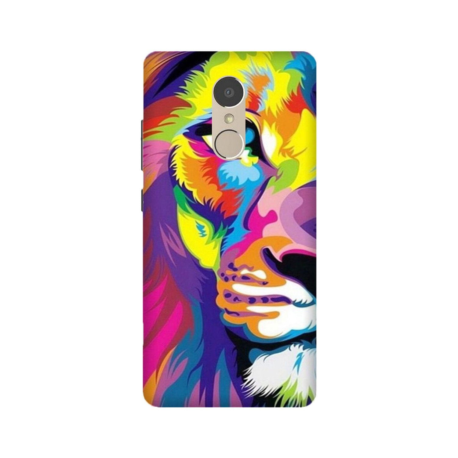 Colorful Lion Case for Lenovo K6 Note(Design - 110)