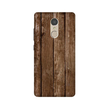 Wooden Look Mobile Back Case for Lenovo K6 Note  (Design - 112)