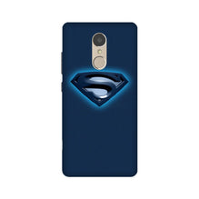Superman Superhero Mobile Back Case for Lenovo K6 Note  (Design - 117)