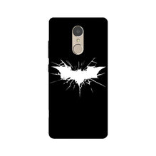 Batman Superhero Mobile Back Case for Lenovo K6 Note  (Design - 119)