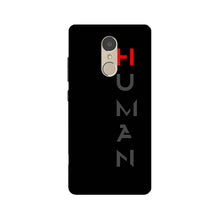 Human Mobile Back Case for Lenovo K6 Note  (Design - 141)