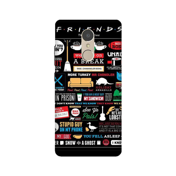 Friends Case for Lenovo K6 Note  (Design - 145)