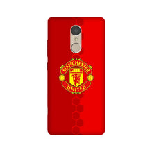 Manchester United Mobile Back Case for Lenovo K6 Note  (Design - 157)