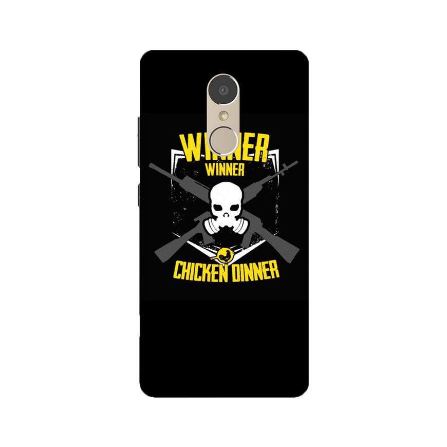 Winner Winner Chicken Dinner Case for Lenovo K6 Note  (Design - 178)