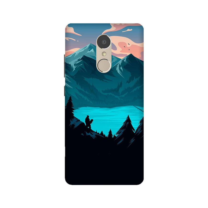 Mountains Case for Lenovo K6 Note (Design - 186)