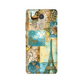 Travel Eiffel Tower Case for Lenovo K6 Note (Design No. 206)