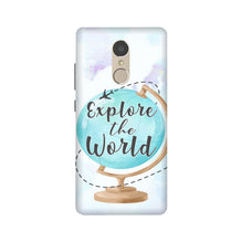 Explore the World Mobile Back Case for Lenovo K6 Note (Design - 207)