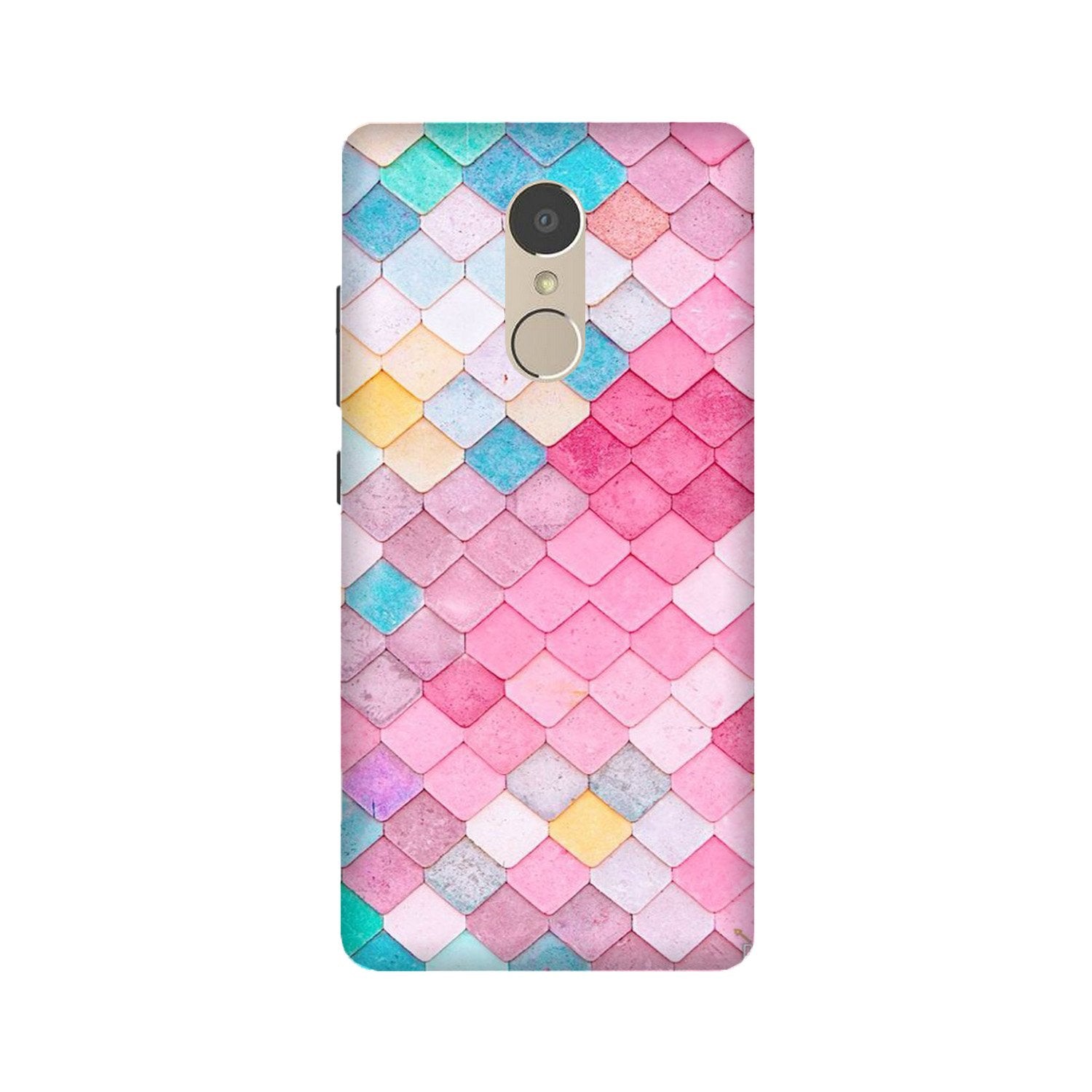 Pink Pattern Case for Lenovo K6 Note (Design No. 215)