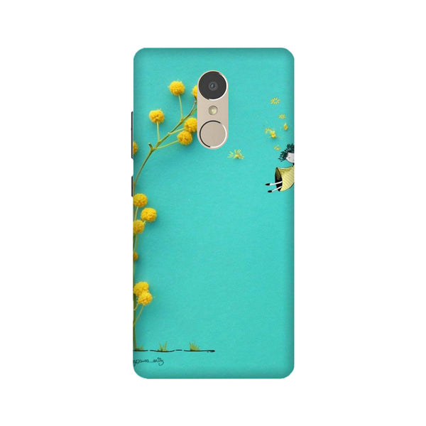Flowers Girl Case for Lenovo K6 Note (Design No. 216)