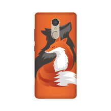Wolf  Mobile Back Case for Lenovo K6 Note (Design - 224)
