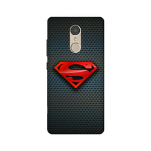 Superman Mobile Back Case for Lenovo K6 Note (Design - 247)