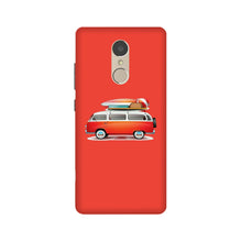 Travel Bus Mobile Back Case for Lenovo K6 Note (Design - 258)