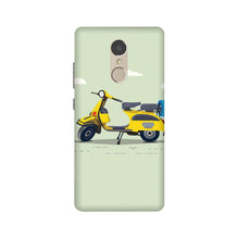 Vintage Scooter Mobile Back Case for Lenovo K6 Note (Design - 260)
