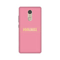 Girl Boss Pink Case for Lenovo K6 Note (Design No. 263)