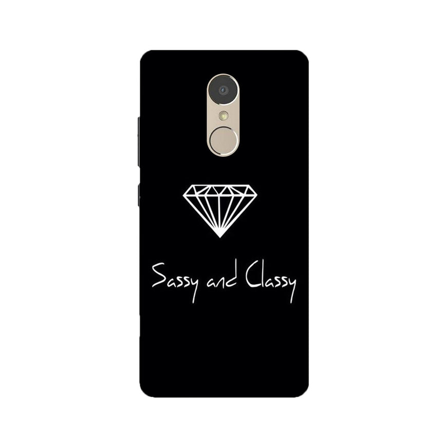 Sassy and Classy Case for Lenovo K6 Note (Design No. 264)