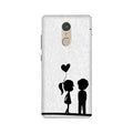 Cute Kid Couple Case for Lenovo K6 Note (Design No. 283)