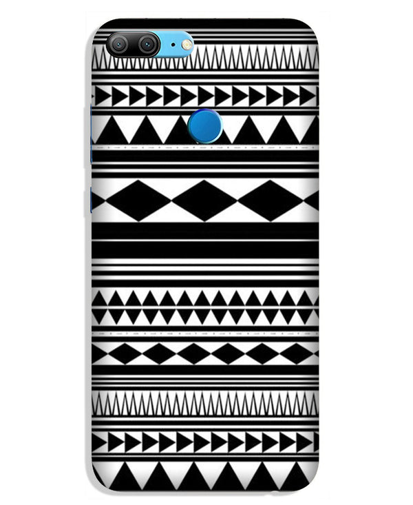 Black white Pattern Case for Lenovo K9 / K9 Plus