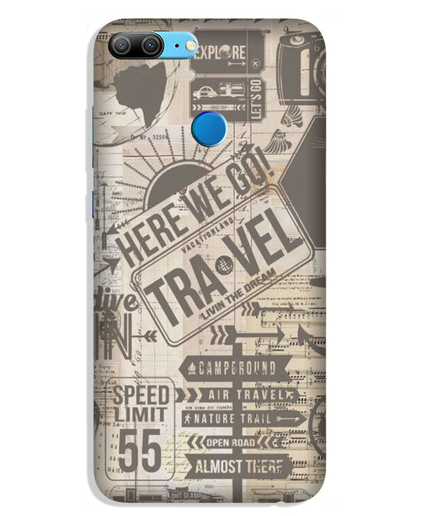 Travel Case for Lenovo K9 / K9 Plus  (Design - 104)