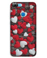 Red White Hearts Case for Lenovo K9 / K9 Plus  (Design - 105)
