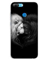 Dark White Lion Case for Lenovo K9 / K9 Plus  (Design - 140)