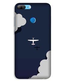 Clouds Plane Mobile Back Case for Lenovo K9 / K9 Plus (Design - 196)