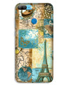 Travel Eiffel Tower Case for Lenovo K9 / K9 Plus (Design No. 206)