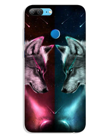 Wolf fight Mobile Back Case for Lenovo K9 / K9 Plus (Design - 221)
