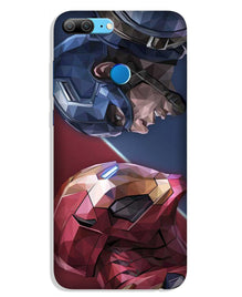 Ironman Captain America Mobile Back Case for Lenovo K9 / K9 Plus (Design - 245)
