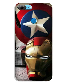 Ironman Captain America Mobile Back Case for Lenovo K9 / K9 Plus (Design - 254)