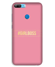 Girl Boss Pink Mobile Back Case for Lenovo K9 / K9 Plus (Design - 263)
