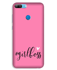 Girl Boss Pink Mobile Back Case for Lenovo K9 / K9 Plus (Design - 269)