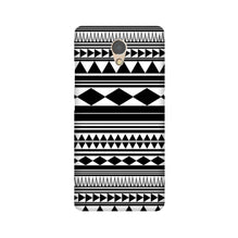 Black white Pattern Mobile Back Case for Lenovo P2 (Design - 5)