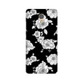 White flowers Black Background Case for Lenovo P2