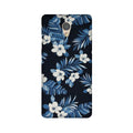 White flowers Blue Background2 Case for Lenovo P2