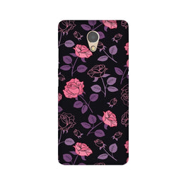Rose Black Background Case for Lenovo P2