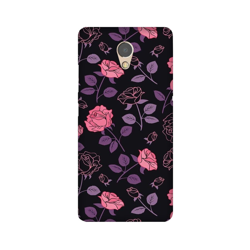 Rose Black Background Case for Lenovo P2