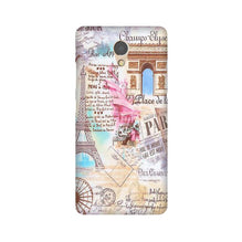 Paris Eiftel Tower Mobile Back Case for Lenovo P2 (Design - 54)