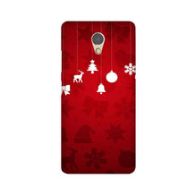Christmas Mobile Back Case for Lenovo P2 (Design - 78)