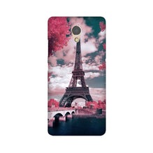 Eiffel Tower Mobile Back Case for Lenovo P2  (Design - 101)