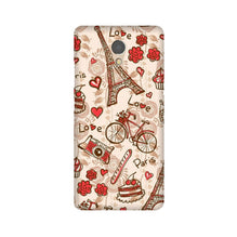 Love Paris Mobile Back Case for Lenovo P2  (Design - 103)