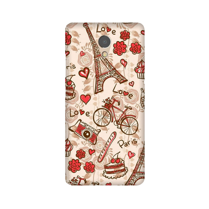 Love Paris Case for Lenovo P2  (Design - 103)