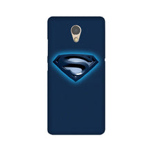 Superman Superhero Mobile Back Case for Lenovo P2  (Design - 117)