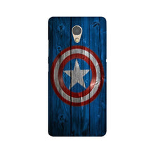 Captain America Superhero Mobile Back Case for Lenovo P2  (Design - 118)
