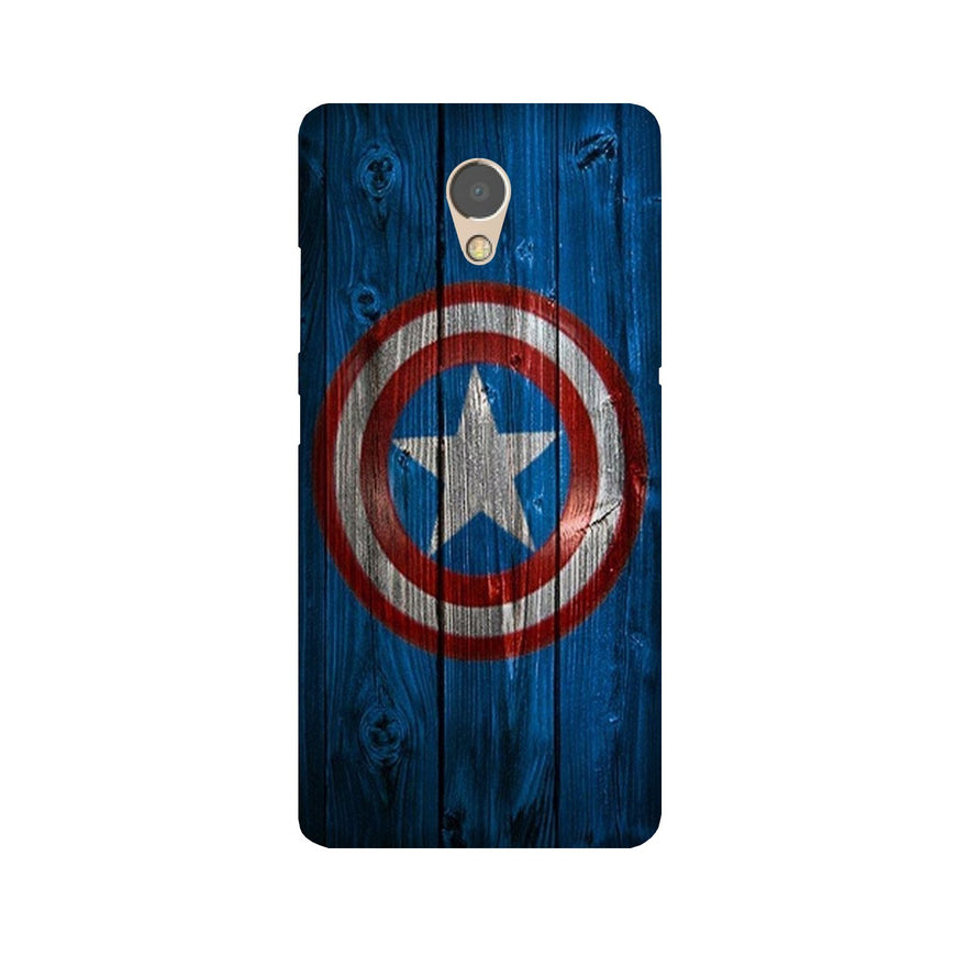 Captain America Superhero Case for Lenovo P2  (Design - 118)