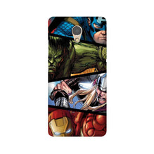 Avengers Superhero Mobile Back Case for Lenovo P2  (Design - 124)