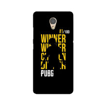 Pubg Winner Winner Mobile Back Case for Lenovo P2  (Design - 177)