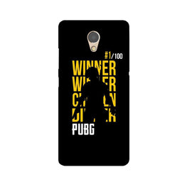 Pubg Winner Winner Case for Lenovo P2(Design - 177)